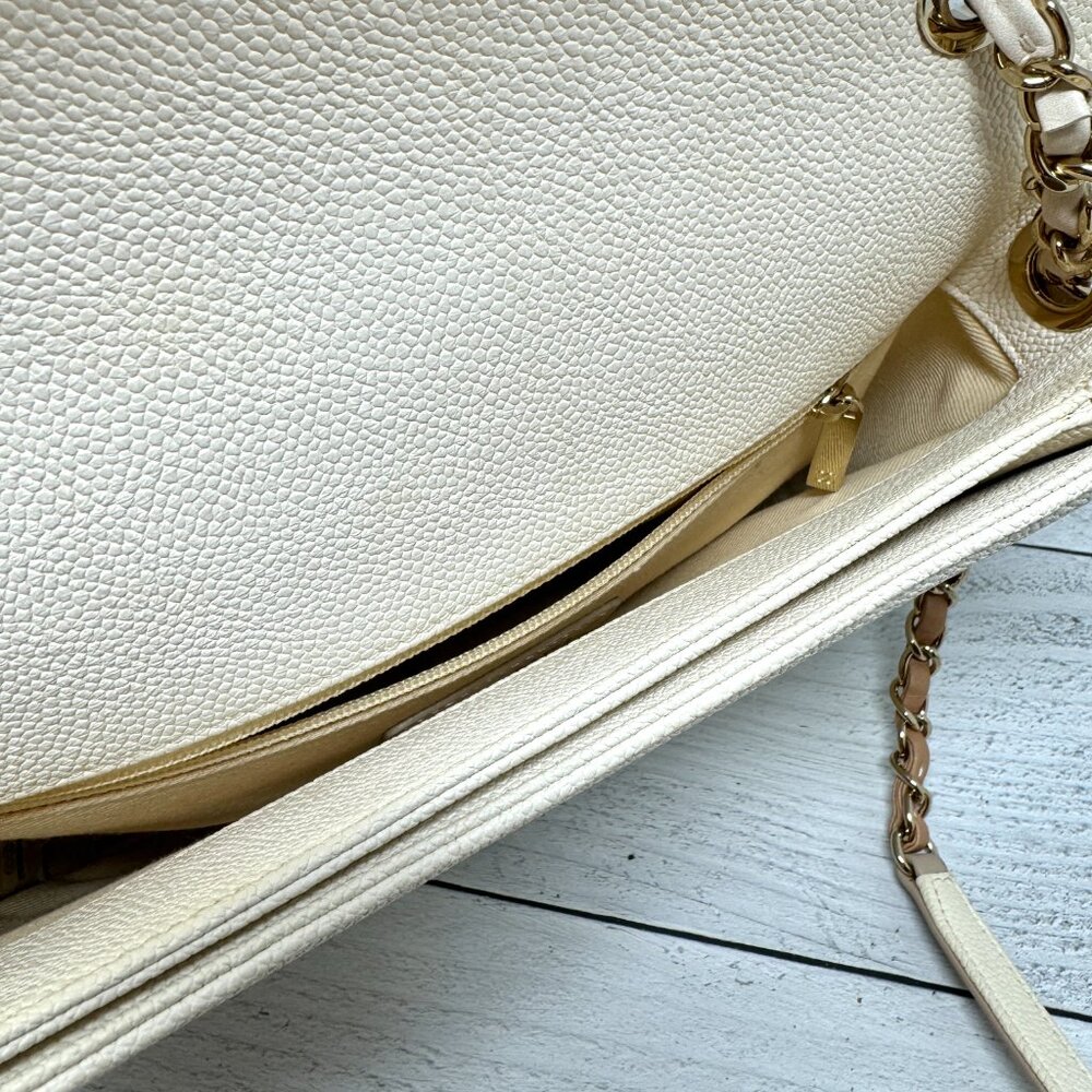 CHANEL Medium Caviar Cuba Top Handle Flap Satchel - Picture 15 of 16
